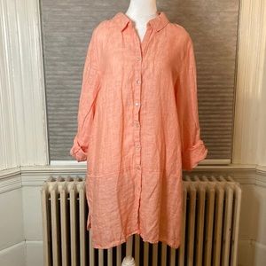 Linen Long Sleeve Button Down Shirt